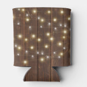 Naam en Licht String op eiken Blikjeskoeler (Achterkant)