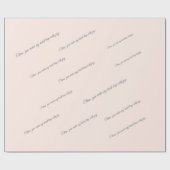  naam en liefdesquote cadeaupapier (Vlak)