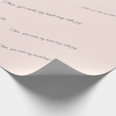  naam en liefdesquote cadeaupapier (Hoek)