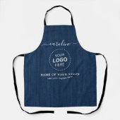 Naam en Logo kapsalon schort (Voorkant)