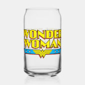 Naam en Logo van de vrouw Blikvorm Glas (Achterkant)