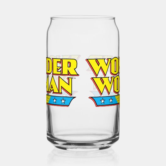Naam en Logo van de vrouw Blikvorm Glas (Links)