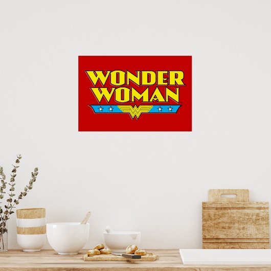 Naam en Logo van de vrouw Poster (Keuken)