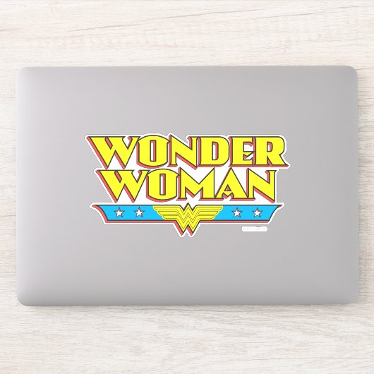 Naam en Logo van de vrouw Sticker (Computer)
