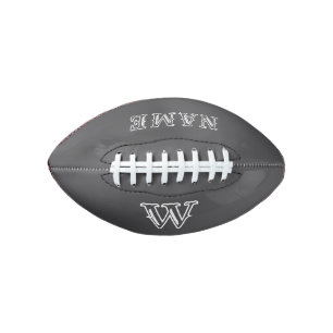 Naam- en monogram aangepaste voetbal voor speciale american football