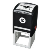 Naam en Monogram Afstudeerdopje Klasse Zelfinktende Stempel (Product)