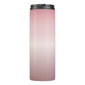 Naam en monogram | Soft FAUX Roos Gold Blush Thermosbeker (Achterkant)