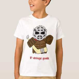 Naam en nummer achterkant Afdrukken Hockey Goalie  T-shirt