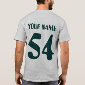 Naam en nummer Afdrukken T-Shirt I Live voor lacro (Achterkant)