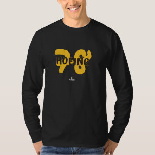 Naam en Nummer Bryan Hoeing San Diego Honkbal ML T-shirt