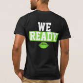 Naam en nummer football Player T-shirt (Achterkant)