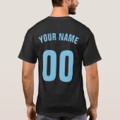 Naam en nummer Funny Hockey Goalie T-shirt (Achterkant)