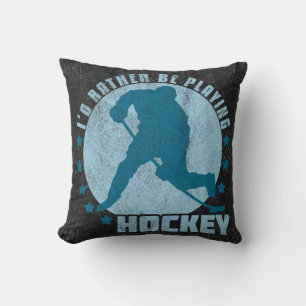 Naam en nummer Hockey Player Pillow Kussen