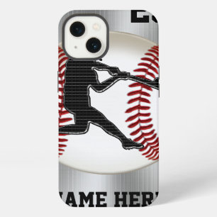NAAM en NUMMER iPhone Baseball Hoesjes stevig 13 Hoesje