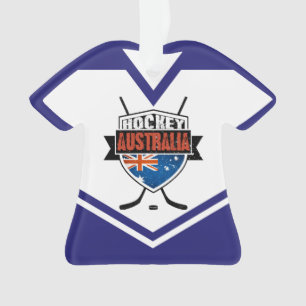 Naam en nummer Jersey Australia Logo Ornament