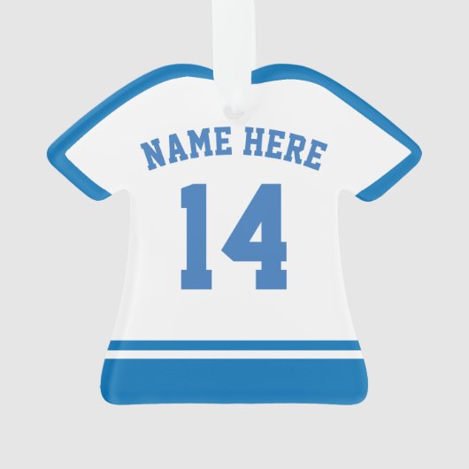Naam en nummer Jersey Finland Ornament (achterkant)