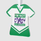 Naam en nummer Jersey Funny Hockey Goalie Ornament (voorkant)