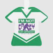 Naam en nummer Jersey Funny Hockey Goalie Ornament (voorkant)