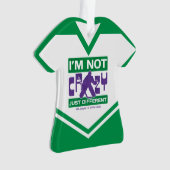 Naam en nummer Jersey Funny Hockey Goalie Ornament (voorkant)