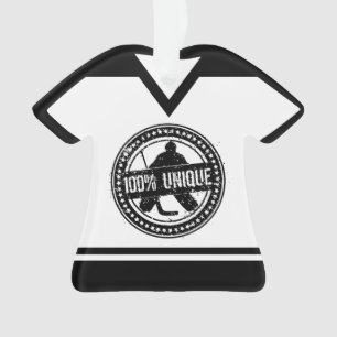 Naam en nummer Jersey Hockey Goalie Ornament