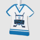 Naam en nummer Jersey Israel Logo Ornament (voorkant)