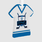 Naam en nummer Jersey Israel Logo Ornament (voorkant)
