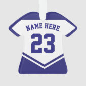 Naam en nummer Jersey Italië Logo Ornament (achterkant)