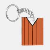 Naam en nummer Jersey Keyring, Soccer, Football Sleutelhanger (Voorkant Links)