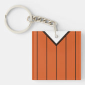 Naam en nummer Jersey Keyring, Soccer, Football Sleutelhanger (Voorkant)