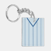 Naam en nummer Jersey Keyring, Soccer, Football Sleutelhanger (Voorkant Links)