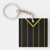 Naam en nummer Jersey Keyring, Soccer, Football Sleutelhanger (Voorkant)