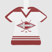 Naam en nummer Jersey Logo Ornament (voorkant)