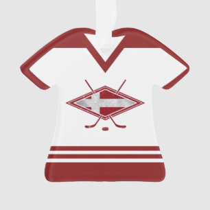 Naam en nummer Jersey Logo Ornament