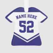 Naam en nummer Jersey Slovakia Logo Ornament (achterkant)