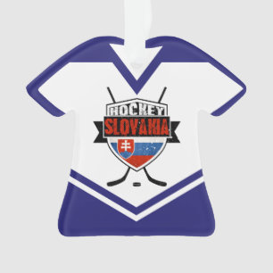 Naam en nummer Jersey Slovakia Logo Ornament