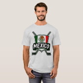 naam en nummer Mexicaanse ockey T-Shirt (Voorkant volledig)