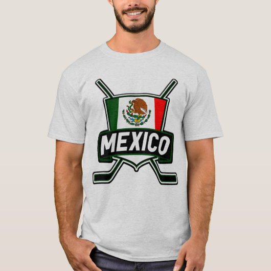naam en nummer Mexicaanse ockey T-Shirt (Voorkant)