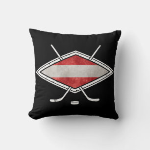 Naam en nummer Oostenrijkse Hockey-Logo Kussen