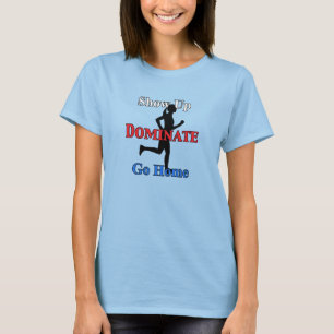 Naam en nummer op achterschip serieuze marathoner t-shirt