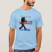 Naam en nummer op de achterkant van Seriële Baseba T-shirt (Voorkant)