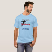 Naam en nummer op Rug Serious Fencer T-Shirt (Voorkant volledig)