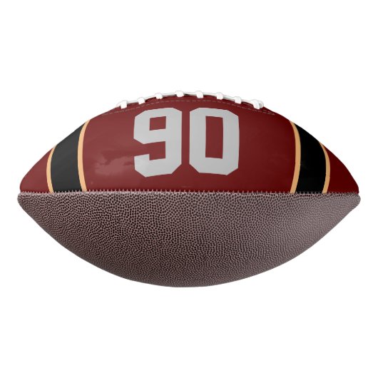 Naam en nummer toevoegen american football (Gedraaid 90)