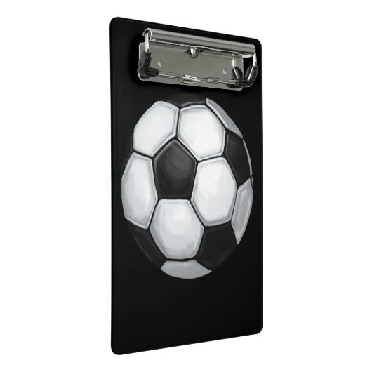 Naam en nummer van voetbal Player Mini Klembord (Schuin)