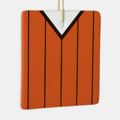 Naam en nummer Voetbal Football Jersey Sjabloon Keramisch Ornament (Rechts)