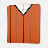 Naam en nummer Voetbal Football Jersey Sjabloon Keramisch Ornament (Links)