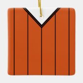 Naam en nummer Voetbal Football Jersey Sjabloon Keramisch Ornament (Voorkant)