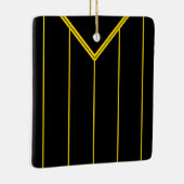 Naam en nummer Voetbal Football Jersey Sjabloon Keramisch Ornament (Rechts)