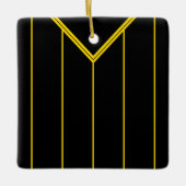 Naam en nummer Voetbal Football Jersey Sjabloon Keramisch Ornament (Voorkant)