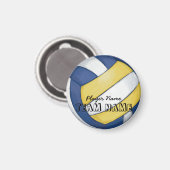 Naam en nummer volleybalteam magneet (Voorkant / Achterkant)