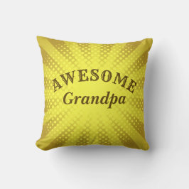 Naam en tekst wijzigen - Geweldige opa opa Kussen